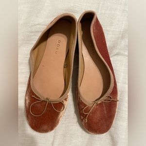 Dôen Rose Colored Ballet Flats, size 36.5